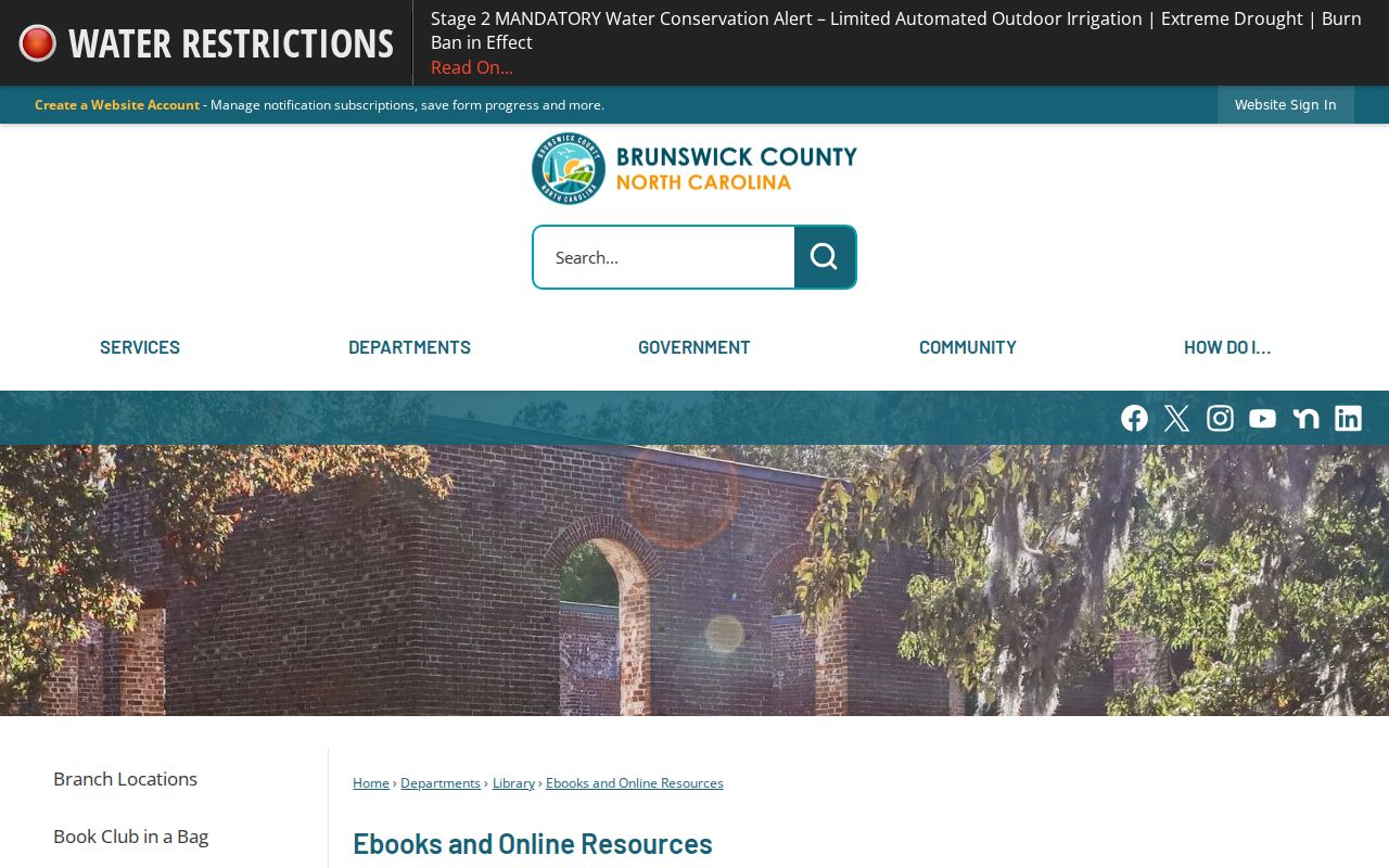 Leland city directory research through Brunswick County Library genealogy resources