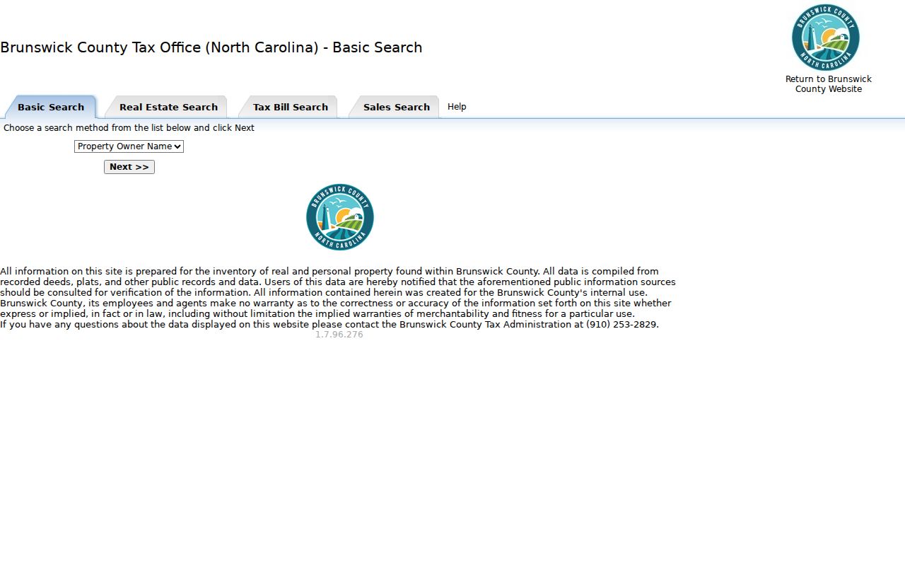 Leland residents directory Brunswick County property search interface
